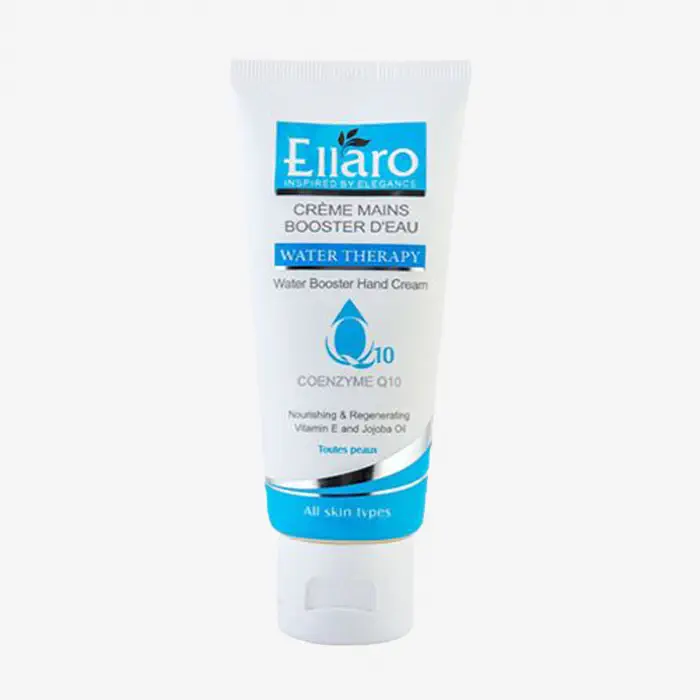 کرم دست آبرسان و تقویت کننده حاوی کوآنزیم Q10 الارو|Ellaro water booster hand cream With Q10