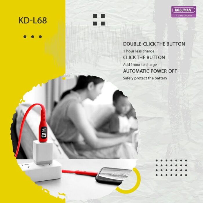 کابل تبدیل USB به USB -C کلومن مدل KD-L68